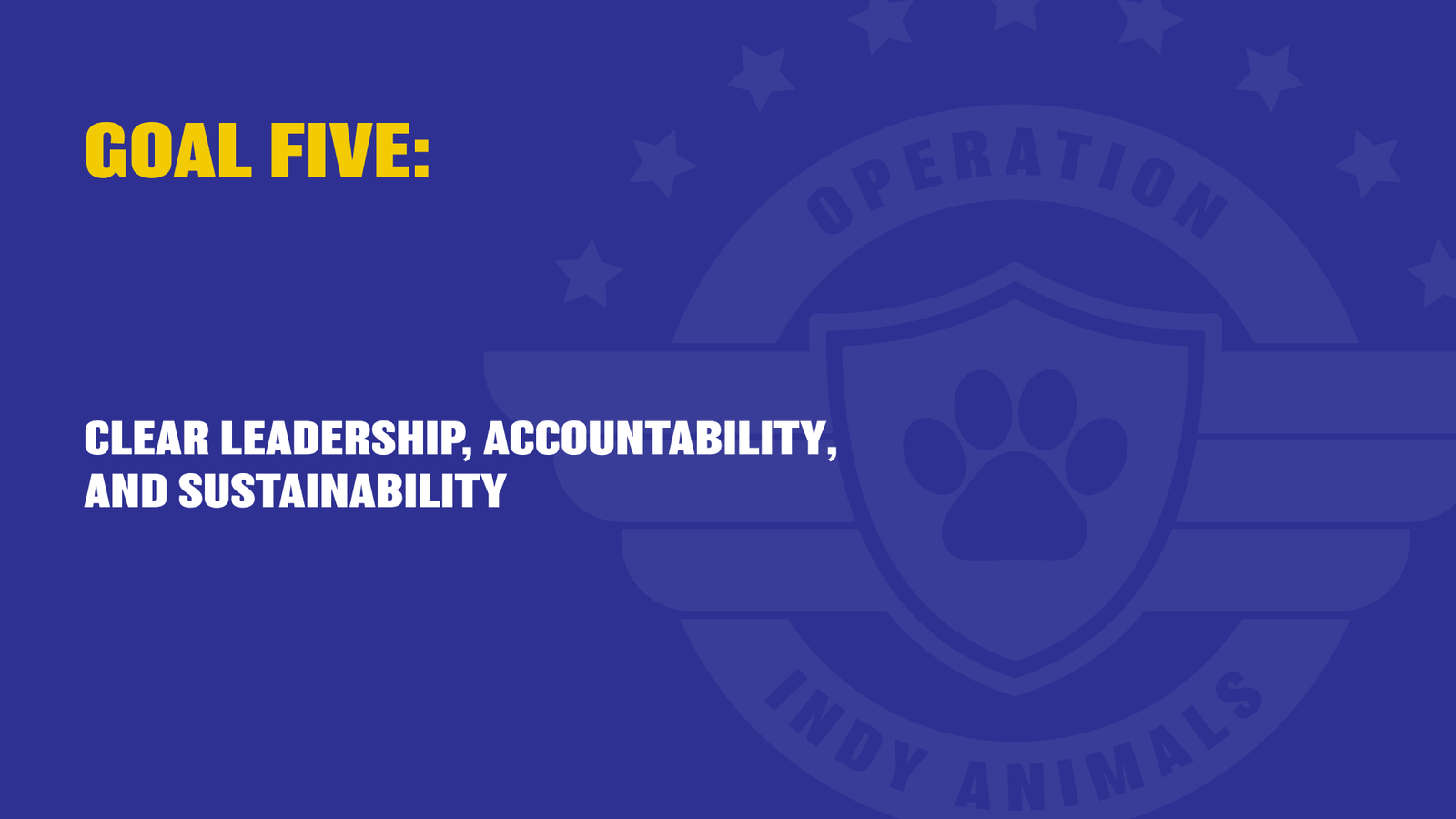 Operation Indy Animals - Year One Action Plan FOR PUBLIC-19